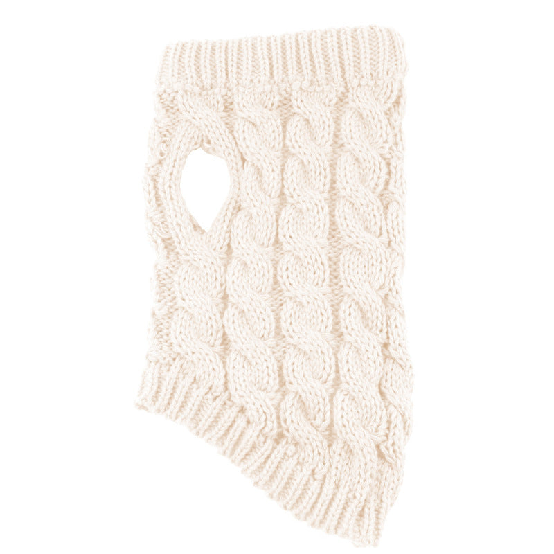 Turtleneck Dog Sweaters for Small Dogs, Warm Knitted Vest for Chihuahua & Yorkie