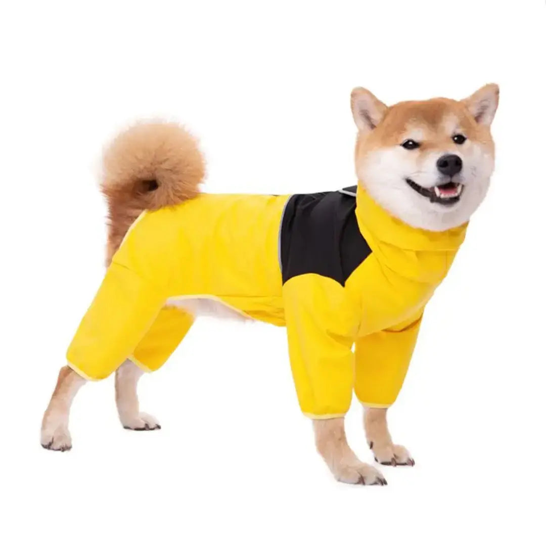 Waterproof Dog Coat for Large Dogs, Full-Body Rain Suit