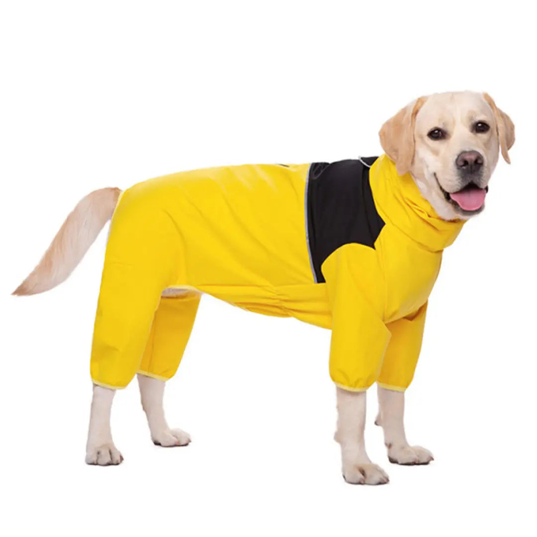 Waterproof Dog Coat for Large Dogs, Full-Body Rain Suit