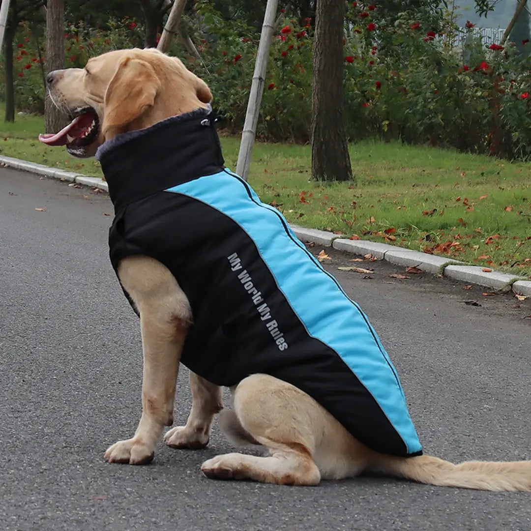 Waterproof Dog Coat for Large Dogs, Warm Reflective Winter Jacket