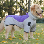 Waterproof Dog Coats for Large Dogs, Warm Winter Jumpsuit for Labrador & Big Breeds
