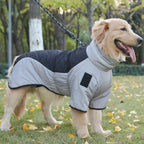 Waterproof Dog Coats for Large Dogs, Warm Winter Jumpsuit for Labrador & Big Breeds