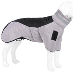 Waterproof Dog Coats for Large Dogs, Warm Winter Jumpsuit for Labrador & Big Breeds