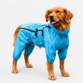 Waterproof Dog Coat with Reflective Trim, Full-Body Rain Suit