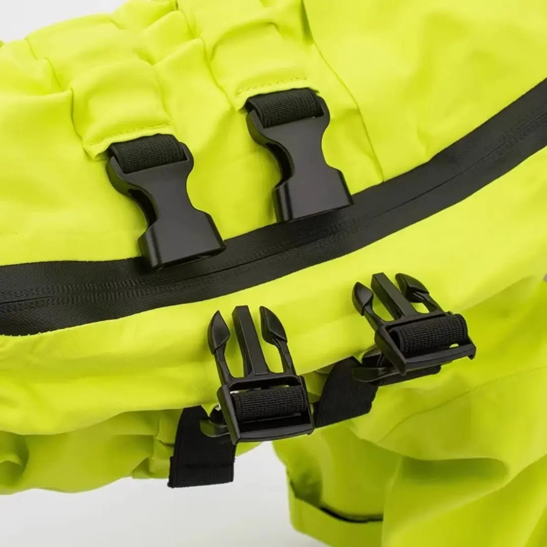 Waterproof Dog Coat with Reflective Trim, Full-Body Rain Suit
