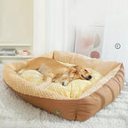 Winter Dog Bed for Cozy Indoor Rest – Deep Sleep Warm Pet Mattress