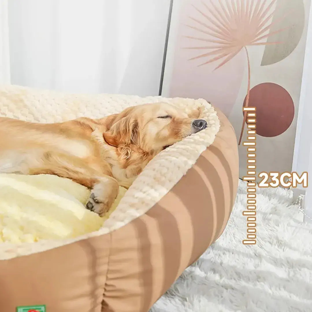 Winter Dog Bed for Cozy Indoor Rest – Deep Sleep Warm Pet Mattress
