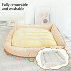 Winter Dog Bed for Cozy Indoor Rest – Deep Sleep Warm Pet Mattress